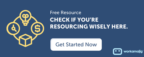 CHECK IF YOU’RE RESOURCING WISELY HERE
