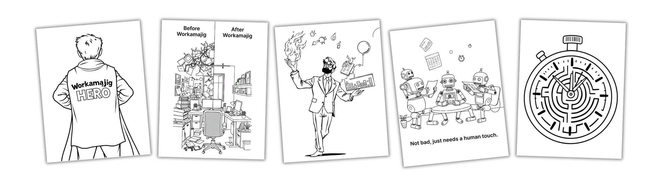 Coloring Book Sample Pages