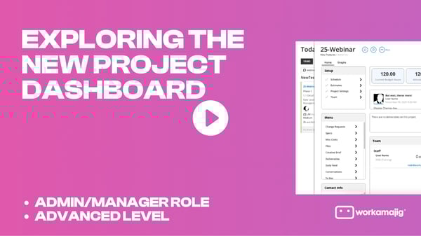 Exploring the New Project Dashboard