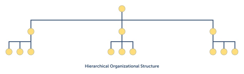 Hierarchical organizational structure 