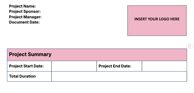Project Sign-Off Sheet Template screenshot