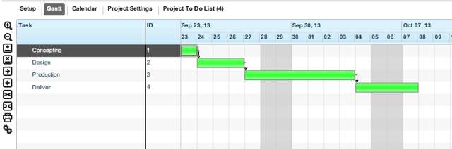 how to create a project calendar