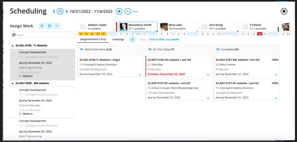 workamajig-scheduling-screenshot