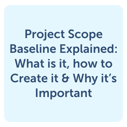 project scope baseline explained