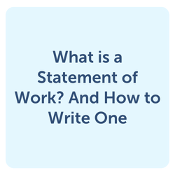 what is a statement of work and how to write 
